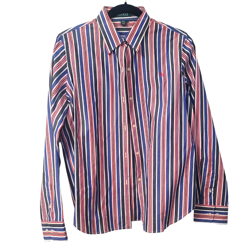 100% cotton Ralph Lauren size L blouse
